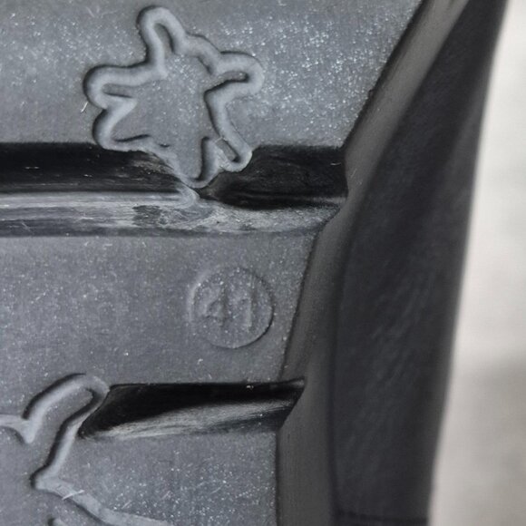 41 Wonders Fly Hija V10 Black Leather Studded Chelsea Boots Size 41 - Picture 10 of 10